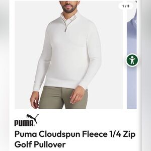 PUMA Men's CLOUDSPUN Fleece 1/4 Zip Pullover